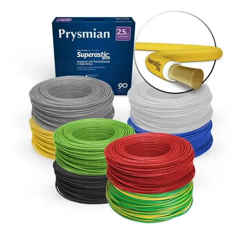 Cable Flexible 2.5mm² Prysmian Rollo 100m